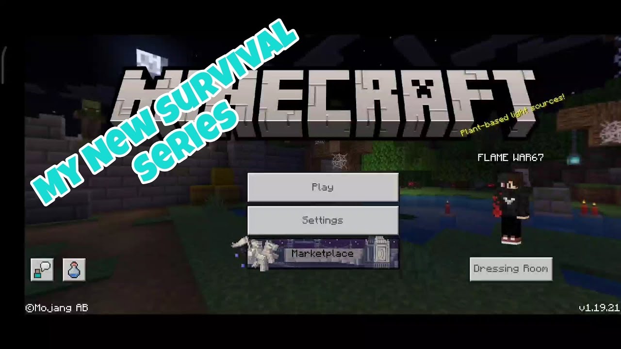 My new survival series Minecraft #part 1 - YouTube
