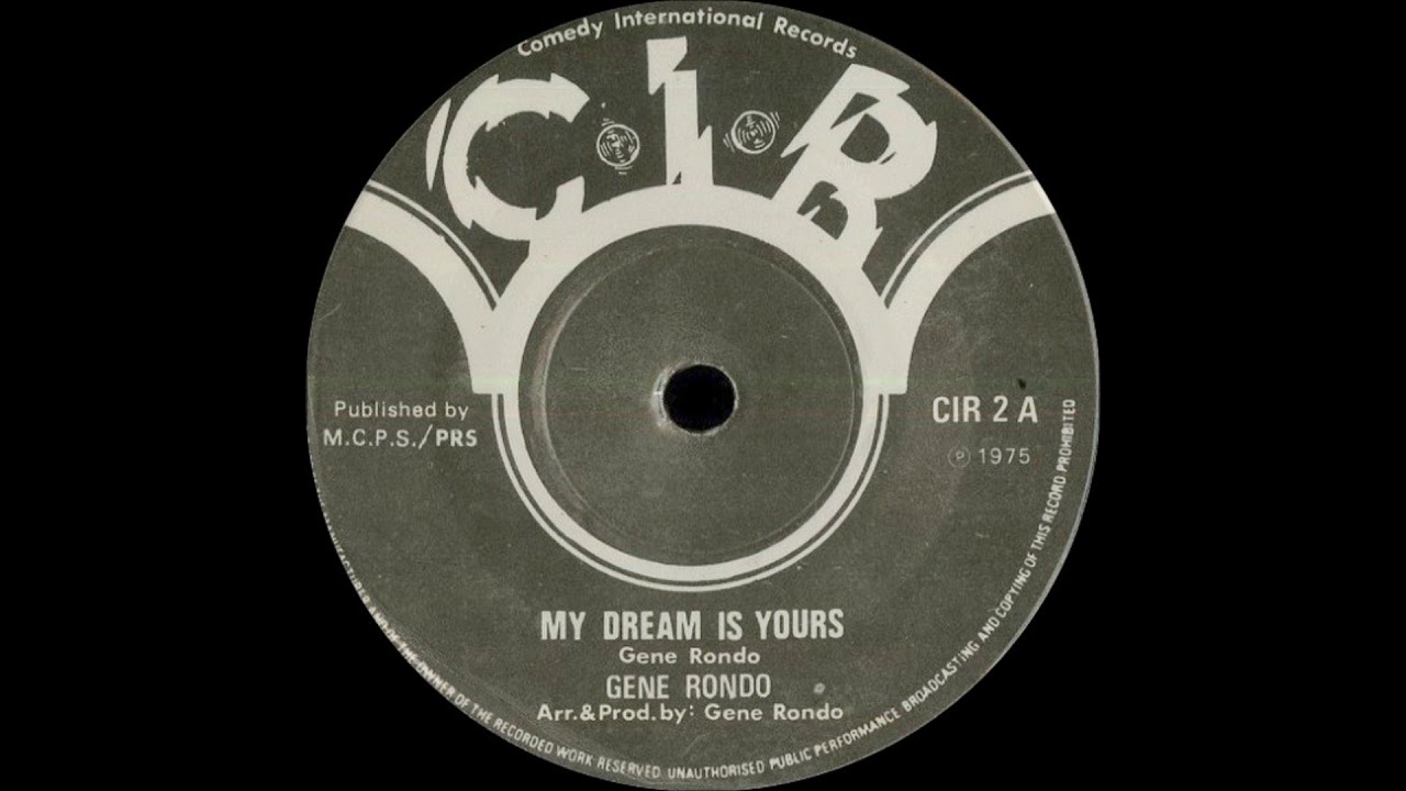 Gene Rondo - My Dream is Yours - YouTube