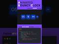 Animated R ealtime Bouncy Digital Clock UI Using HTML CSS & JavaScript ⏱🔥 #codepen #cssanimation