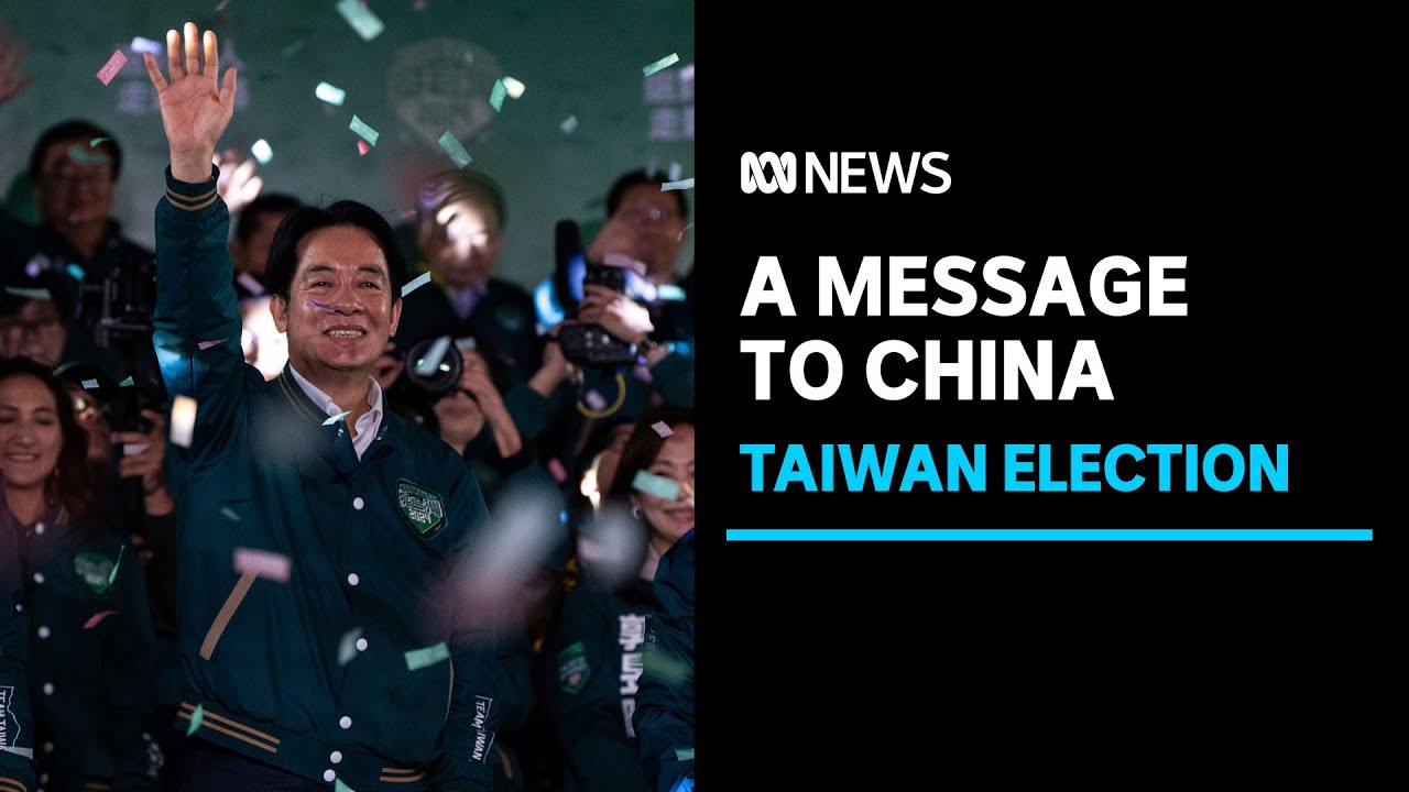 Taiwan elects ruling party to unprecedented third term | ABC News - YouTube