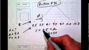D 013 Normal distribution raw scores