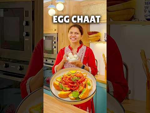 Anda chaat 😋 | Egg chaat Recipe | #shorts | kabitaskitchen