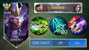 NEW CLINT PERFECT ONE SHOT BUILD AND EMBLEM!!🔥 (you must try) CLINT BEST BUILD 2024 - MLBB