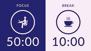 50/10 Pomodoro Timer | No Music 🔔 Bell Only | 5-Hour Study With Me for Deep Focus 🍅