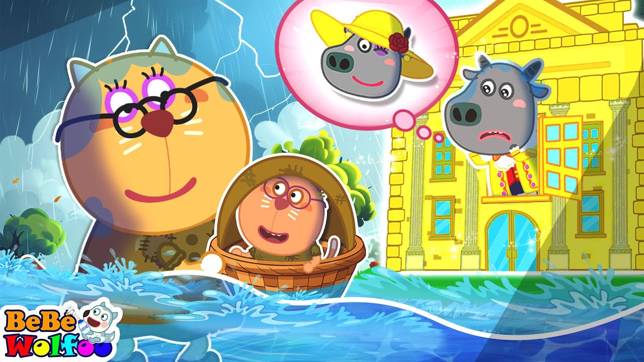 BebeWoMamá | Dibujos animadosá inundada | Tu Mamá vs Mi Mamá | Dibujos animados