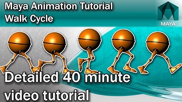 Maya Walk Cycle Tutorial - Complete | Character Animation Tutorial