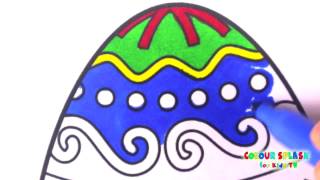 Easter Egg Coloring Pages for Kids