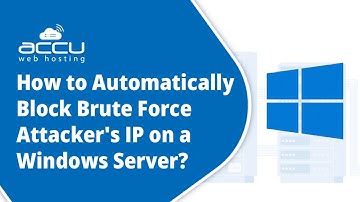 How to Automatically Block Brute Force Attacker