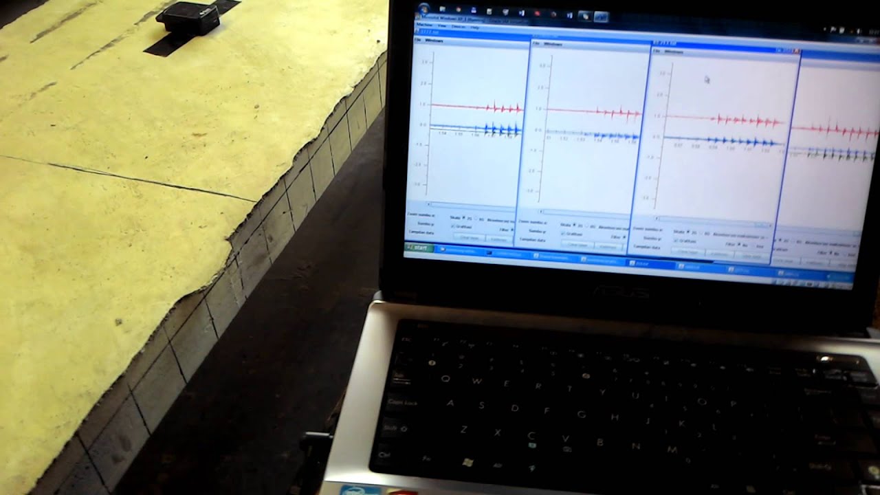 Oracle SunSpots Testing for Structural Health Monitoring System - YouTube