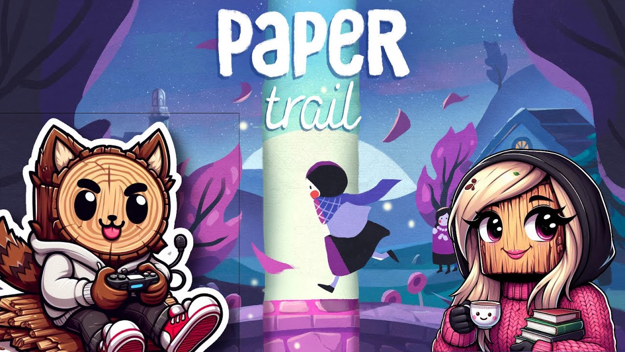 Paper Trails - Ep.  2 - FROG TEA!?!? - Paper/spacetime folding puzzle Game