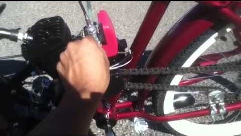 Two-stroke motorized bicycle carburetor and idle settings f