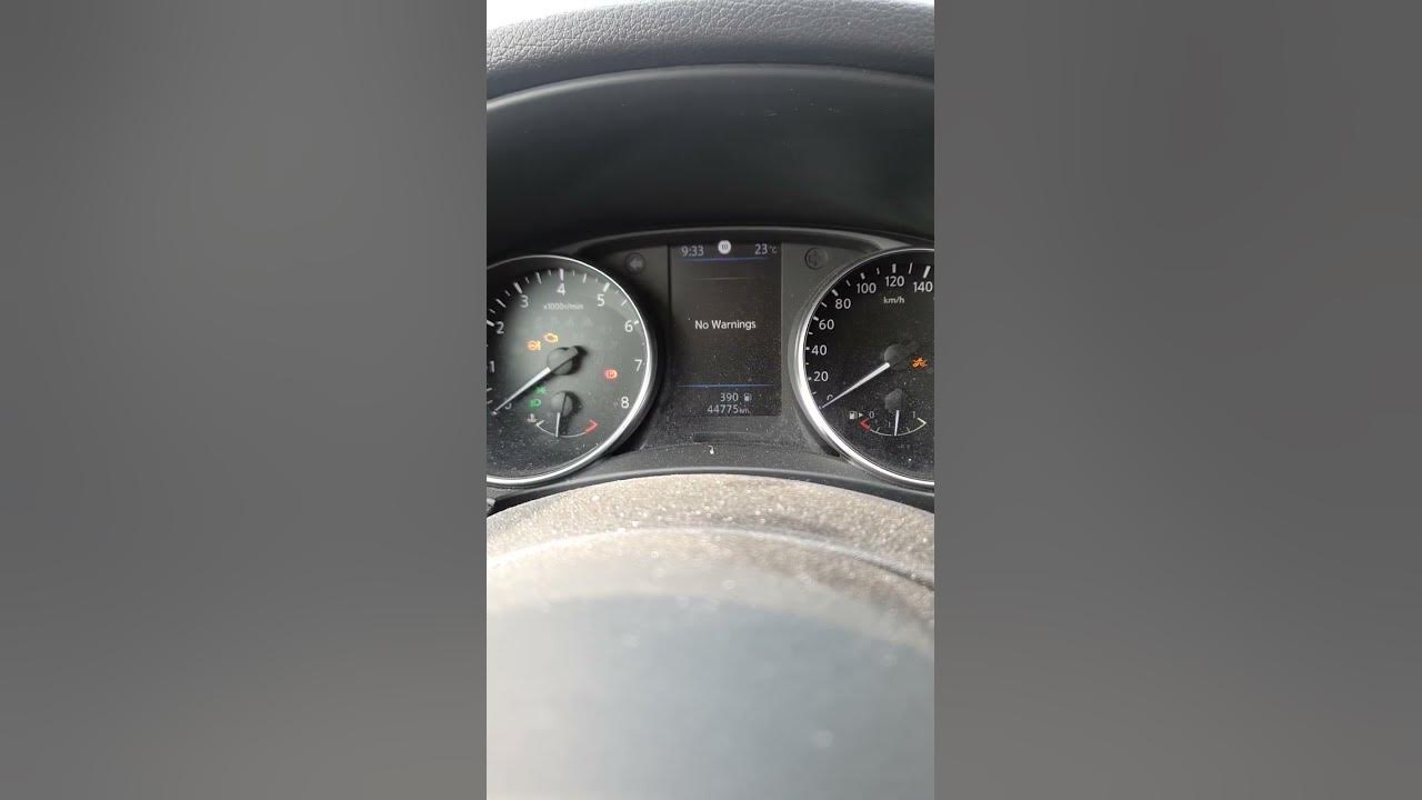 How to reset tire pressure on a Nissan Qashqai YouTube