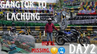 Gangtok To Lachung 2nd Day|Raste mein bohot problem ho gya dosto|watch the full Vide |Hornet 2.0 🤯😵🏍