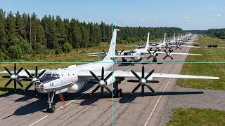 Russian Bomber Jet Crashes After Takeoff Following a Devastating Missile Attack