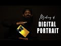 Nme graffiti  making of digital portrait  devil  bhalti soch