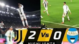 #Cristiano_Ronaldo                         juventus 2-0 Spal | Ronaldo And Mandžukić Lead Bianconeri