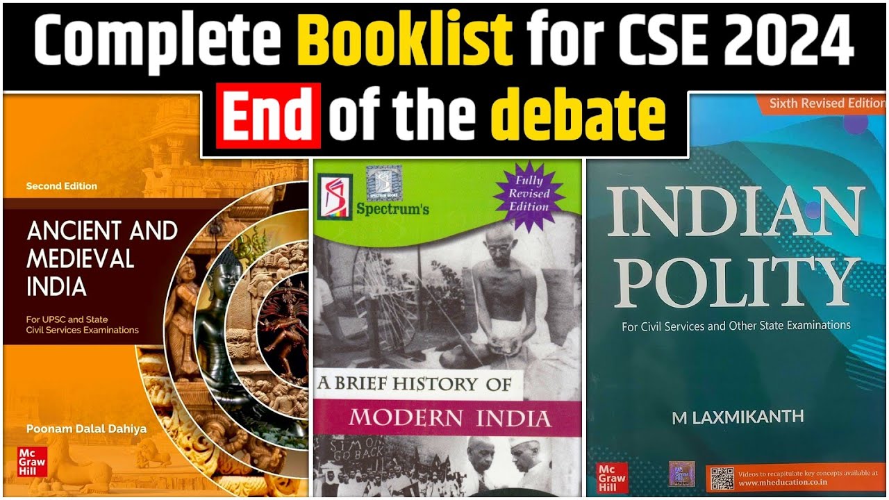 End of Booklist debate | Complete Booklist For UPSC CSE 2024 | - YouTube