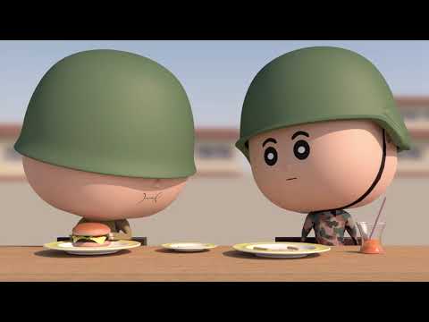 bobblehead-soldiers-go-out-to-eat---3d-animated-short