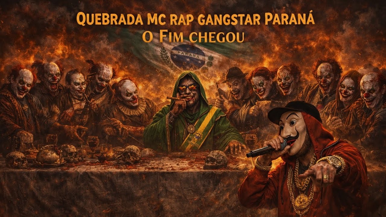 Quebrada MC - Rap Gangstar Paraná, Álbum (Apocalipse Começa No Paraná) Música "O Fim Chegou"