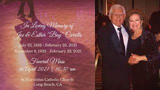 Apr 16, 2021 - 10:30am Carrillo Funeral Mass