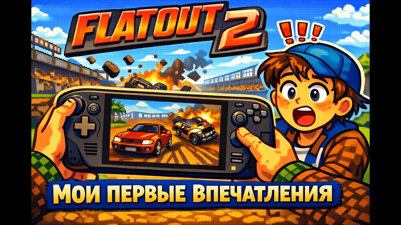 Стоит ли играть в FlatOut 2 на Steam Deck? Первые впечатления
