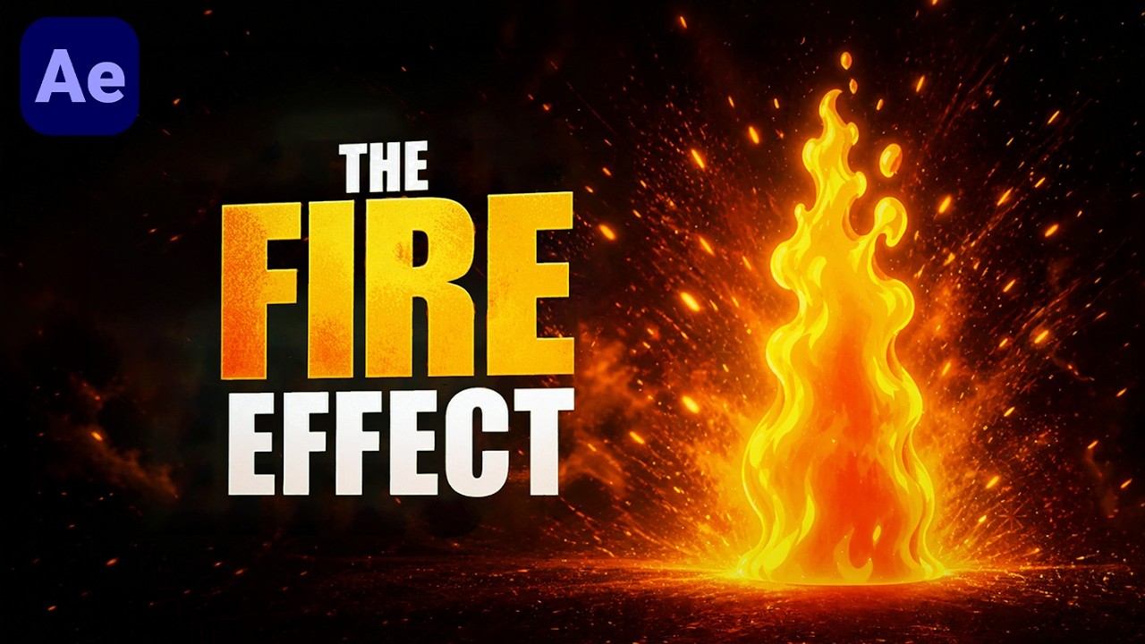 3D Fire Animation Tutorial in After Effects | No Plugins | Fire Effect ...