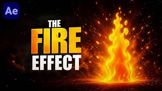 3D Fire Animation Tutorial in After Effects | No Plugins | Fire Effect