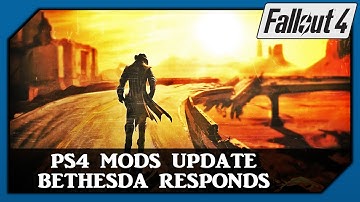 Fallout 4 PS4 Mods Update - Bethesda Responds