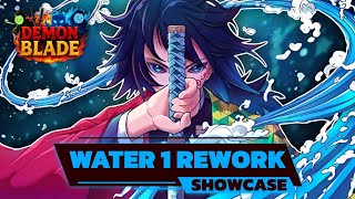 Demon Blade Water 1 Rework Skill Showcase Roblox