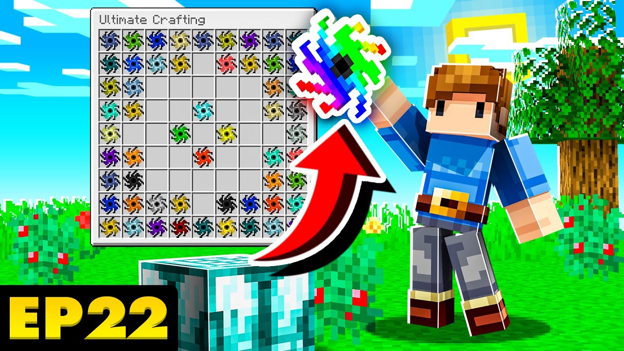 CRAFTING the ULTIMATE ITEM in SkyFactory w/ FRIENDS! - EP.22