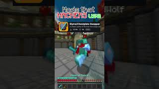 Mods that HACKERS use 🤯#minecraft #minecrafthack #marlow #dangermario #minecraftmods #minecraftcheat
