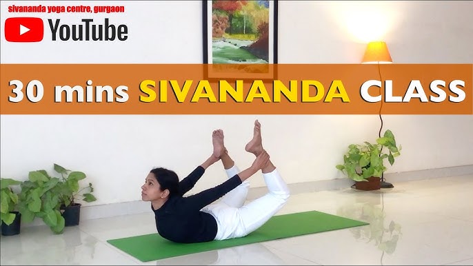 60 minutes Sivananda Yoga Class in 30 seconds 😃 - Watch Elif's practice  🧘🏻‍♀️ #yoga #shorts 