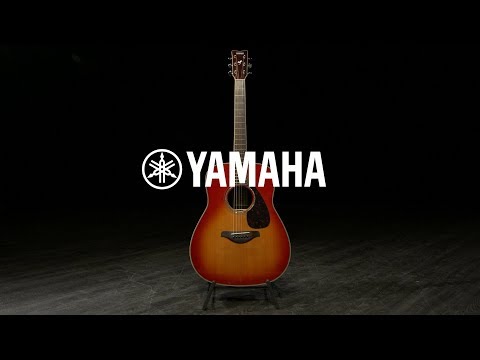 Акустична гітара YAMAHA FG830 (Autumn Burst), видео 1