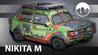 3D-Coat Retrofuturism - Nikita M's Sci-Fi Car Transformations