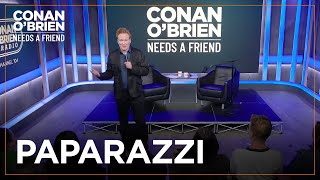 Conan Bored The Paparazzi | Conan O'Brien Needs A Friend