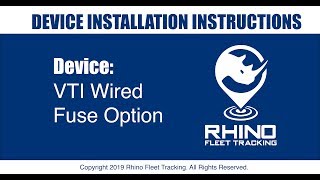 Information Installation Video: VTI Fuse Option Guide