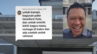 Advantages of lightweight steel and hollow steel canopies