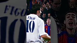 Luis Figo betrayed  Barcelona ☠️🔥 #football #footballshorts #footballedit #edit#barcelona #short