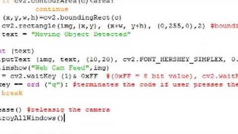 Python moving object detection using webcam! 20s demo!!! #python #AI #movingobjectdetection