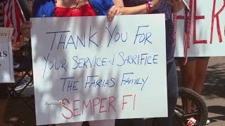 New Braunfels Welcomes Home the Body of Marine Sgt. Thomas Spitzer