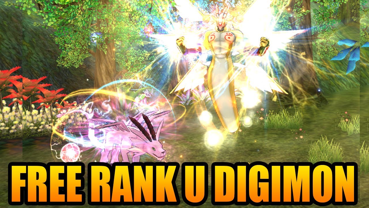 NEW UPDATE : NEW DIGIMON U AND FREE DIGIMON U : GODDRAMON & HOLYDRAMON - DIGIMON MASTERS ONLINE