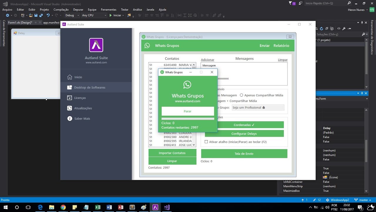 O Melhor Software Whatsapp Marketing em massa  sem uso de canal - envios ilimitados