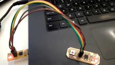 program AT tiny 45 embedded board using fabisp and arduino isp