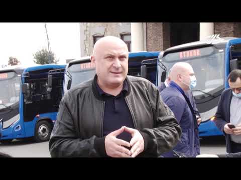 თელავს ახალი, თანამედროვე სტანდარტების ავტობუსები გადაეცა