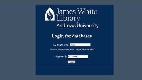 Accessing Library Resources from Off Campus