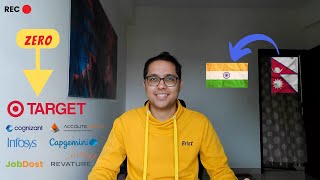 How I cracked 7 plus companies in just 1 month | Journey from Nepal  to India | Engineer From Nepal