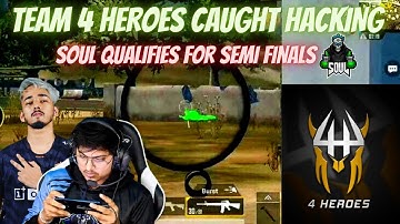 Scout - Soul Qualified for BGIS || 4 Heroes Caught Hacking || Scout on Ghatak Insta Story