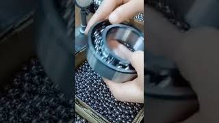 Double row angular contact ball bearing installation process#bearing#factory