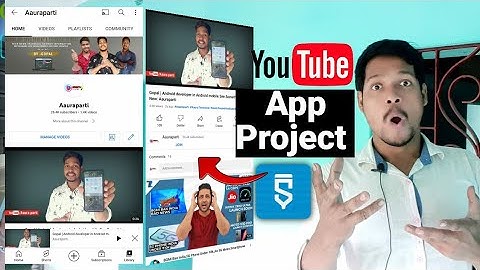 like YouTube app project in sketchware #AndroidAppdeveloper #sketchware #Aauraparti