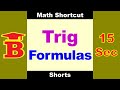 Trigonometry Formulas Trick